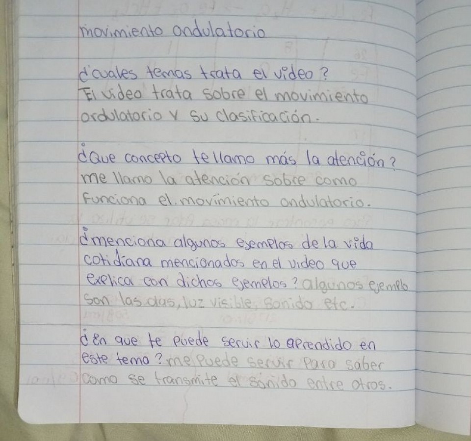 Preguntas sobre el tema